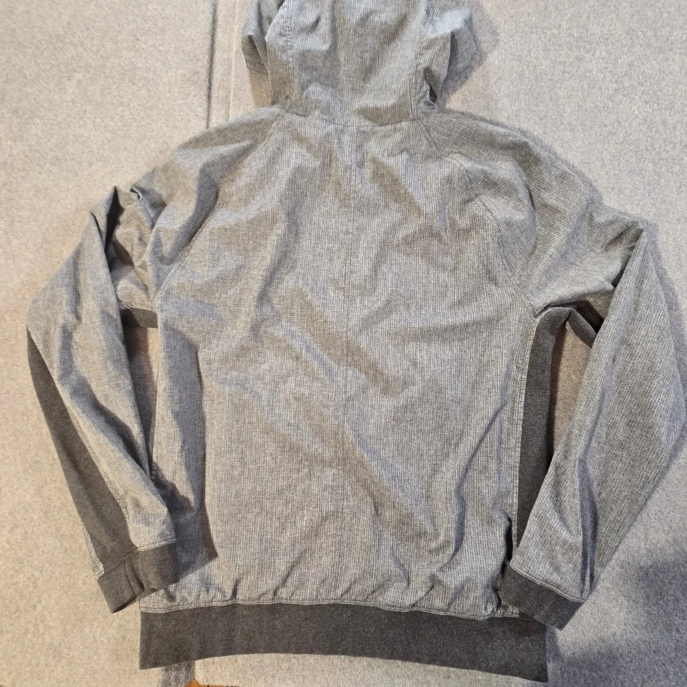 Lululemon Reversible Half Zip Hoodie Mens Small Grey Charcoal Active‎ Pullover